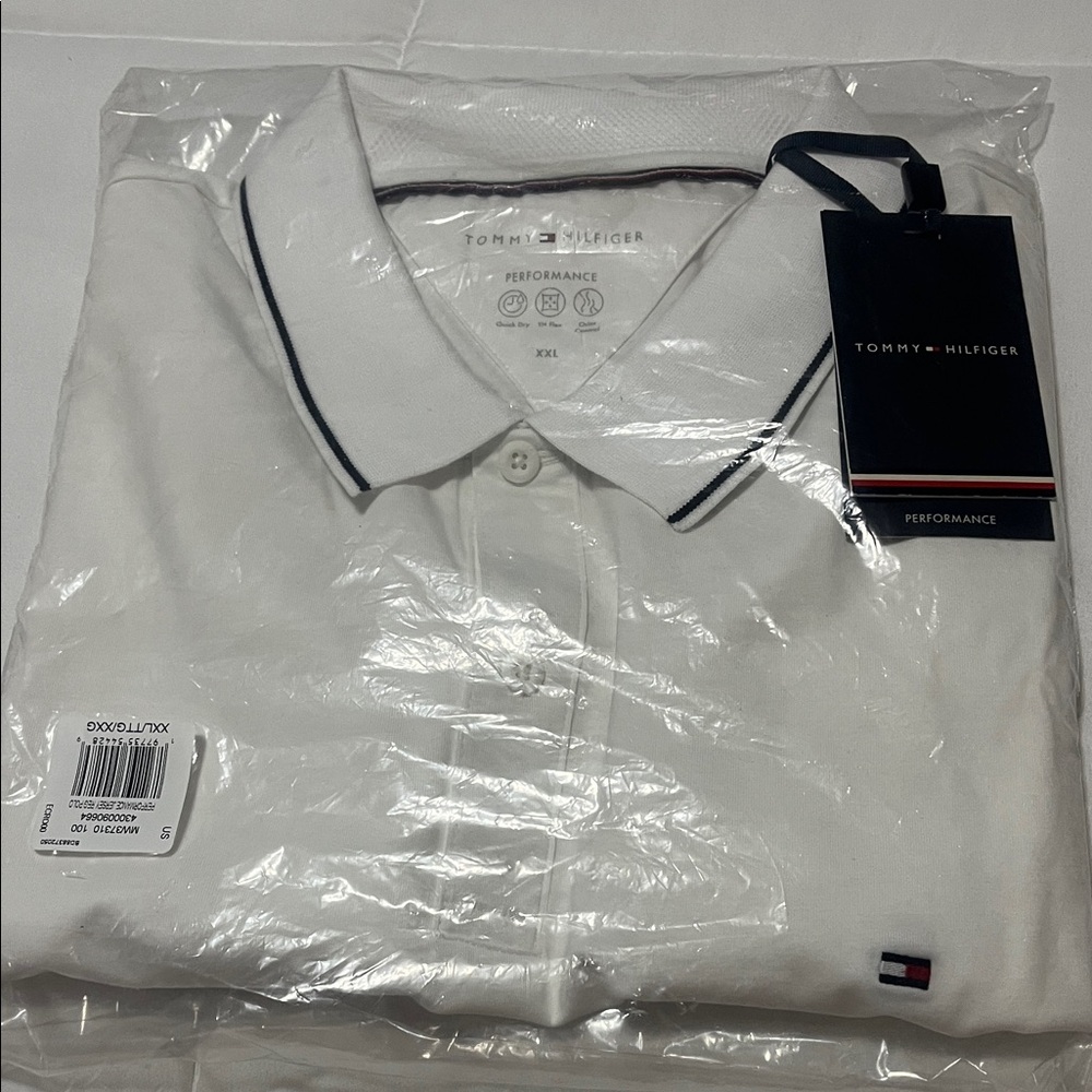 Tommy Hilfiger White Polo Shirt for Men